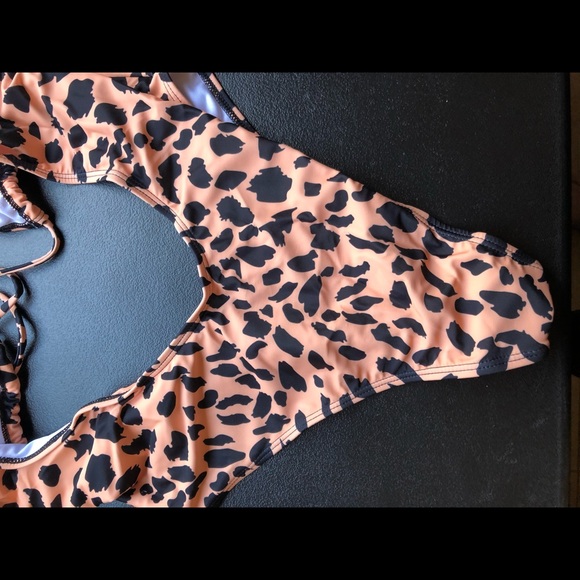 Cheetah Monokini Swimsuit - Picture 6 of 7